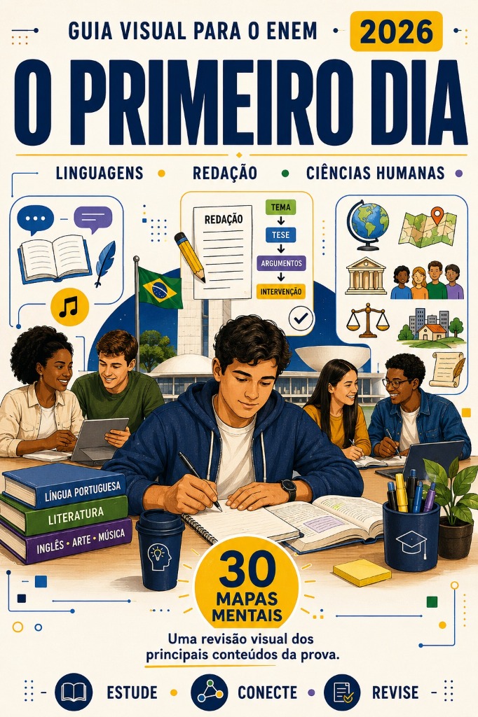 Capa O Primeiro Dia - Guia Visual ENEM 2026